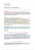 EDEXCEL ENGLISH LITERATURE- The Deliverer notes - POD 