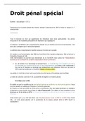 Cours magistral droit pénal spécial