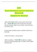 CITP  Exam Questions Correct Answeres  |Reviewed|  Updated For Revision