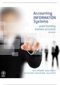 ACCOUNTING INFORMATION SYSTEMS UNDERSTANDING BUSINESS PROCESSES 4TH EDITION BY BRETT CONSIDINE, ALISON PARKES, KARIN OLESEN, YVETTE BLOUNT, DEREK SPEER TEST BANK