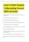 Level 2 HVAC Module 1 Alternating Current 100% Accurate 