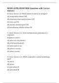 MOD5 (CPR) DOSFORM Questions with Correct Answers