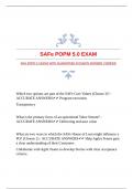 SAFe POPM 5.0 EXAM WITH GUARANTEED ACCURATE ANSWERS |VERIFIED