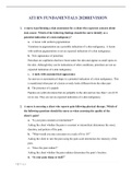 ATI RN FUNDAMENTALS 2020REVISION QUESTIONS,ANSWERS AND RATIONALES