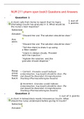  NUR 211 pharm open book3 Questions and Answers,100% CORRECT