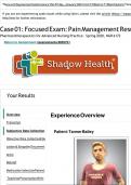 Tanner Bailey Pain Management Shadow Health Focused Exam- Transcript