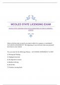 MCOLES STATE  BUNDLED EXAMS WITH GUARANTEED ACCURATE ANSWERS |VERIFIED