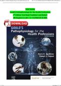 Gould's Pathophysiology for the Health Professions 7th Edition Test Bank VanMeter and Hubert All Chapters (1-28) | A+ ULTIMATE GUIDE Newest Edition 2024 Version ISBN: 9780323792882 Pdf Instant Download