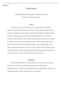 DMTEssay.docx  Chem113L  Dimethyltryptamine  College of Engineering and Technology, Grand Canyon University  Chem113L: General Chemistry Lab  Abstract  In more recent years science has taken a turn in current studies and focused more attention on unknown 