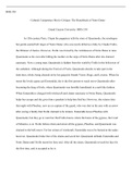 Cultural Competence movie Critique .docx  BHS-330  Cultural Competence Movie Critique: The Hunchback of Notre Dame  Grand Canyon University: BHS-330  In 15th-century Paris, Clopin the puppeteer tells the story of Quasimodo, the misshapen but gentle-souled