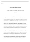 Counselor Ethical Boundaries and Practices.docx    CNL-505  Counselor Ethical Boundaries and Practices  College of Humanities and Social Sciences, Grand Canyon University  CNL-505  Boundary Issues and Dual Relationships  Throughout the counseling relation