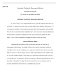 Benchmark PMR.docx    HAB-240  Benchmark- Productivity Measurement Reflection  Grand Canyon University  240: Health Care Accounting and Billing  Benchmark- Productivity Measurement Reflection  My team on Topic 5 CLC assignment worked very good with each o