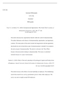 annotated bibliography .docx    UNV-504  Annotated Bibliography  UNV-504  Annotated   Bibliography  Foss, N. J., & Klein, P. G. (2020). Entrepreneurial Opportunities: Who Needs Them? Academy of  Management Perspectives, 34(3), 366  “377. doi: 10.5465/amp.