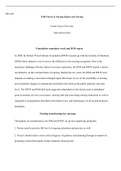 IOM reort1.docx    NRS-440  IOM Future of Nursing Report and Nursing  Grand Canyon University NRS-440VN-0502  Foundation committee work and IOM report  In 2008, the Robert Wood Johnson Foundation (RWJF) teamed up with the Institute of Medicine (IOM) whose