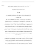 FREE APPROPRIATE PUBLIC EDUCATION  FAPE  AND LEAST RESTRICTIVE ENVIRONMENT  LRE .docx    SPD-300  FREE APPROPRIATE PUBLIC EDUCATION (FAPE) AND LEAST   RESTRICTIVE ENVIRONMENT (LRE)  SPD-300  Free Appropriate Public Education (FAPE) and Least Restrictive E