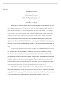 FIrst draft  Sororities are a Cult.docx    ENG-106  Sororities are a Cult  Grand Canyon University  ENG-106: English Composition 11  Sororities are a Cult  Has anyone ever told you what they did to get initiated into their sorority? Most likely not, and t