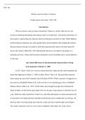 Week 4 Eyewitness Testimony Outline.docx  PSY 100  Memory and Eyewitness Testimony  Grand Canyon University: <PSY 100>   Introduction  What are memory and eyewitness testimonies? Memory is found within the nervous system by obtaining information and