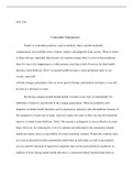 Vulnerable Populations  .docx    SOC-220                                                           Vulnerable Populations  People in vulnerable positions, such as children, elders, and the medically compromised, face multiple areas of abuse, neglect, and 