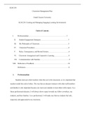 Rough Draft Final.docx  ELM-250  Classroom Management Plan  Grand Canyon University  ELM-250: Creating and Managing Engaging Learning Environments  Table of Contents  I.         Professionalism  ¦  ¦  ¦  ¦  ¦  ¦  ¦  ¦  ¦  ¦  ¦  ¦  ¦  ¦  ¦  ¦  ¦  ¦  ¦  ¦  