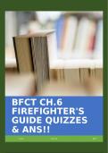 BFCT CH.6 FIREFIGHTER'S GUIDE QUIZZES & ANS!!