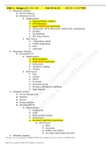 NURS 480 Quiz 2 Concepts- West Coast University