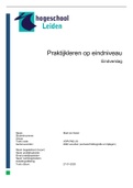 Authentieke beroepssituatie PLP (voorstel, self-assessmentformulieren voor en na, observatieformulieren en reflectieverslag) 