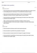 NAFC Nutrition Certification (Developed as a study guide for the NAFC Nutrition Coaching Certification based on the Venice Nutrition Program) Solved 100% Correct!!