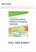 Test Bank - for Davis Advantage for Understanding Medical-Surgical Nursing Seventh Edition by Paula D. Williams, Linda S. Hopper, All Chapters | Complete Guide A+