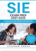 SIE EXAM PREP 2021-2022 SIE STUDY GUIDE WITH 300 QUESTIONS AND DETAILED ANSWER EXPLANATIONS FOR THE FINRA SECURITIES INDUSTRY ESSENTIALS EXAM (INCLUDES 4 FULL-LENGTH PRACTICE TESTS)