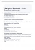 TExES PPR 160 Domain 2 Exam Questions and Answers