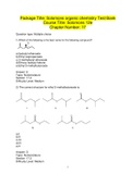 Package Title: Solomons organic chemistry Test Bank Course Title: Solomons 12e Chapter Number: 17