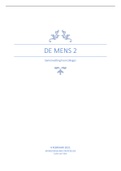 Samenvatting De Mens 2 Mondzorgkunde Propedeuse 2021