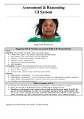 Assessment & Reasoning GI System Peggy Scott, 48 years old (latest complete solution)