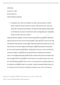 University Of Arizona - ECON 205Module 8 Writing Assignment