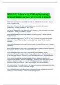 MSN 570 Advanced Pathophysiology United States university week 4 Exam