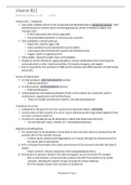 Class notes/Study Guides Intermediary Metabolism of Nutrients II (HUN3226) 