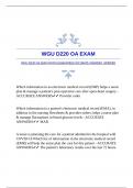 WGU D220 OA EXAM WITH GUARANTEED ACCURATE ANSWERS |VERIFIED