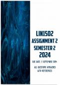 LIN1502 Assignment 2 Semester 2 2024 | Due 2 September 2024