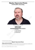 Case Bipolar Depression/Mania UNFOLDING Reasoning | Brenden Manahan, 35 years old (NURSING601) (Bipolar Depression/Mania UNFOLDING Reasoning | Brenden Manahan, 35 years old (NURSING601)) 