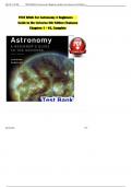 TEST BANK For Astronomy A Beginners Guide to the Universe, 8th Edition by Chaisson, Verified Chapters 1 - 18, Complete Newest Version