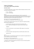 Florida International University -  NUR 3227 Medical Surgical Nursing Chapter 35 Dysrhythmias  (Latest 2021) Correct Study Guide, Download to Score A