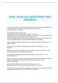 PNVN 1111 Final Questions with Correct Answers.