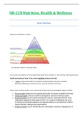 NR228 / NR-228 Exam Review (Latest 2021): Nutrition, Health & Wellness - Chamberlain