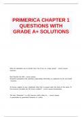 PRIMERICA CHAPTER 1 QUESTIONS WITH GRADE A.