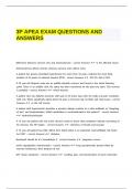 3P APEA EXAM QUESTIONS AND ANSWERS.