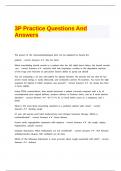 3P Practice Questions And Answers.