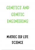 Genetics And Genetic Engineering IEB 2024