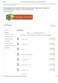 Comprehensive Health History Assignment _ Completed _ Shadow Health Transcript