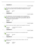 NURS 6512N Midterm Exam 11 (100 out of 100)