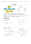 Class notes Physics Kinematics 